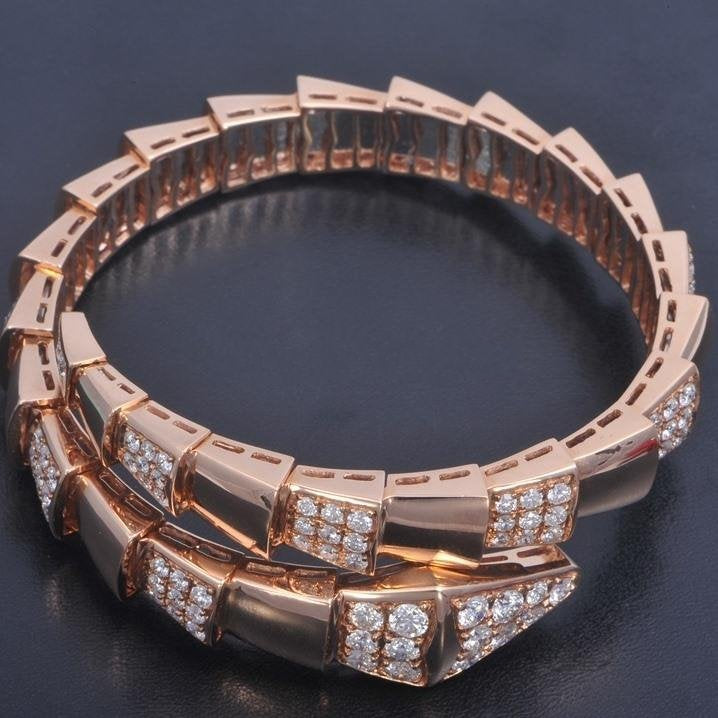 [Baslove]SERPENTI ARMBAND ROTGOLD DIAMANT