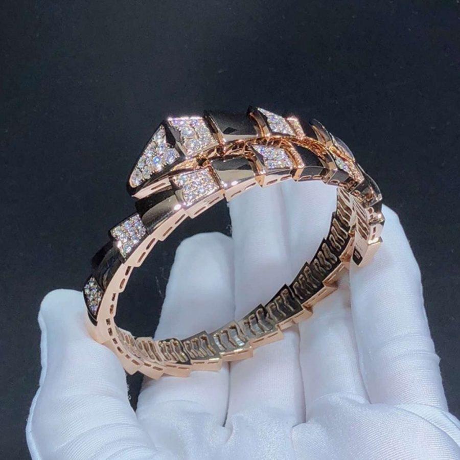 [Baslove]SERPENTI ARMBAND ROTGOLD DIAMANT