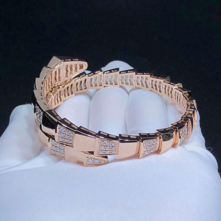 [Baslove]SERPENTI ARMBAND ROTGOLD DIAMANT