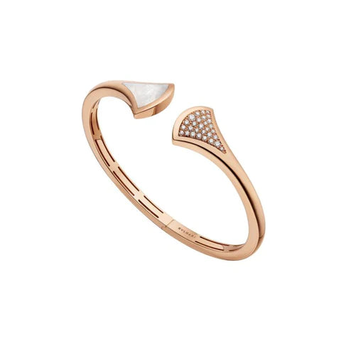 [Baslove] DREAM ARMBAND OFFEN ROSA GOLD MOP DIAMANT