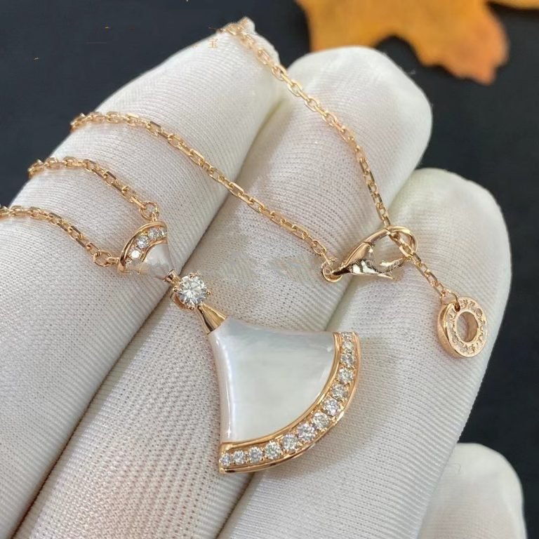 [Violet JW]DREAM NECKLACE MOP PINK GOLD DIAMOND
