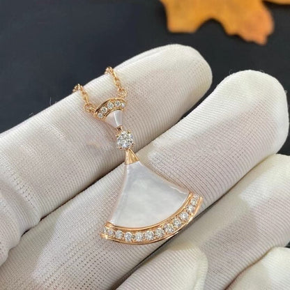 [Violet JW]DREAM NECKLACE MOP PINK GOLD DIAMOND