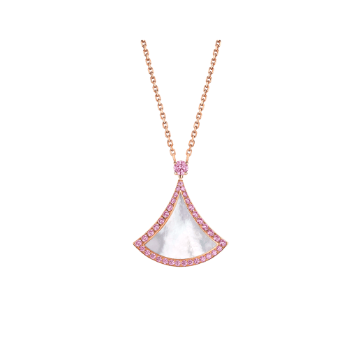 [Baslove] TRAUM HALSKETTE MOP DIAMANT ROSA