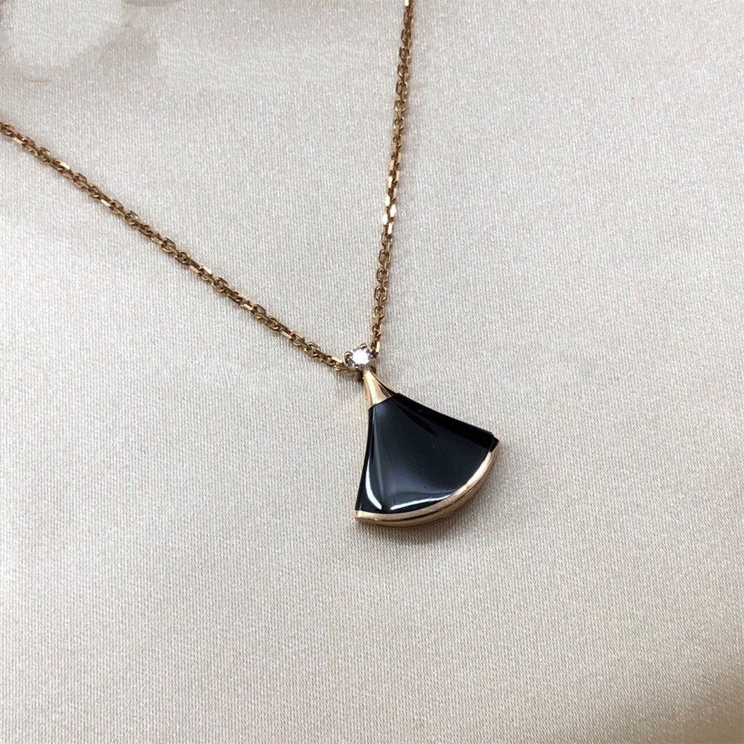 [Violet JW]DREAM NECKLACE ONYX 1 DIAMOND