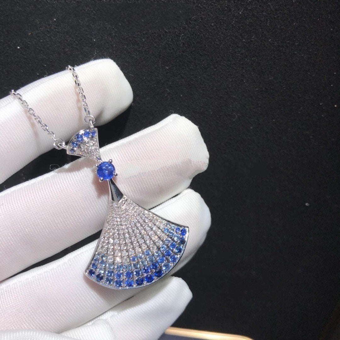 [Violet JW]DREAM NECKLACE AGATE SILVER DIAMOND