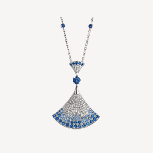 [Baslove] TRAUM HALSKETTE ACHAT SILBER DIAMANT