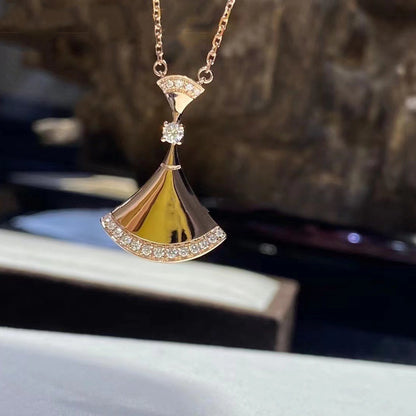 [Violet JW]DREAM NECKLACE PINK GOLD DIAMOND