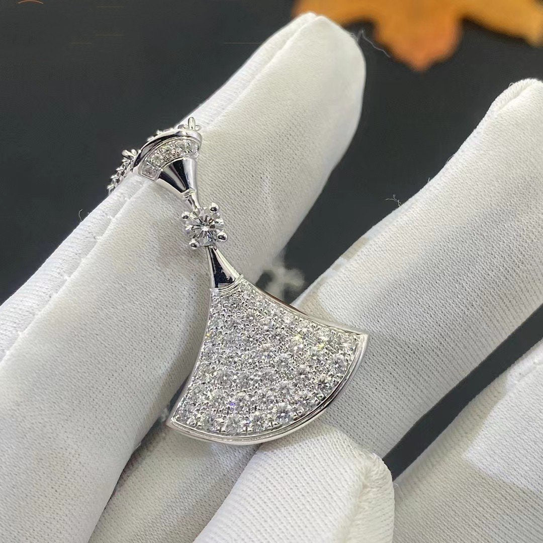 [Violet JW]DREAM NECKLACE SILVER FULL DIAMOND