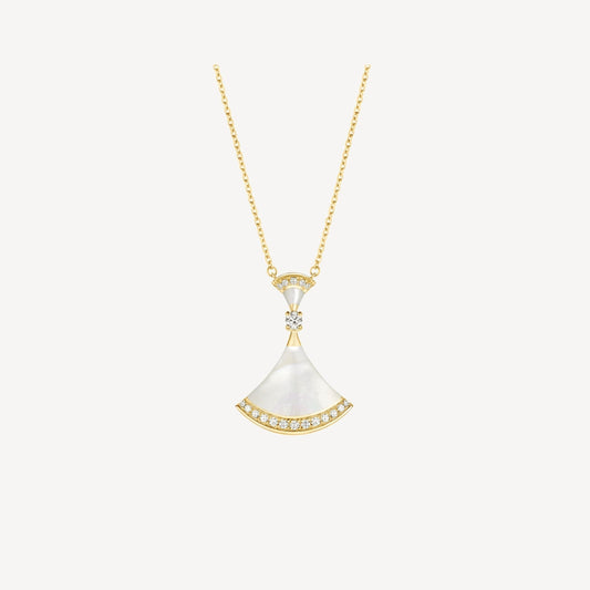 [Baslove] TRAUM HALSKETTE MOP GOLD DIAMANT