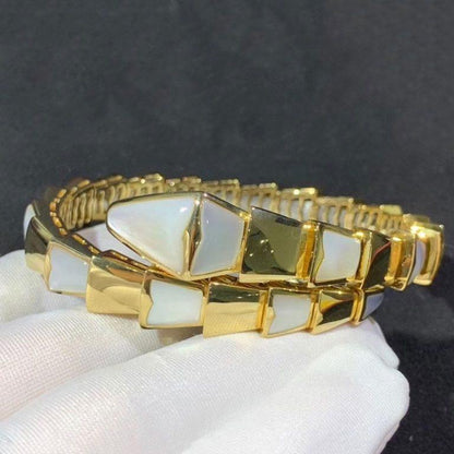 [Baslove]SERPENTI ARMBAND MOP GOLD