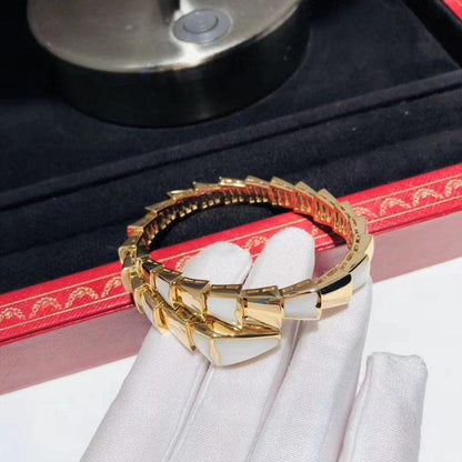 [Baslove]SERPENTI ARMBAND MOP GOLD