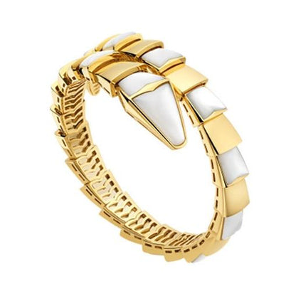 [Baslove]SERPENTI ARMBAND MOP GOLD