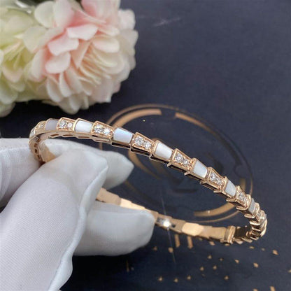 [Baslove]SERPENTI ARMBAND ROSGOLD MOP DIAMANT 