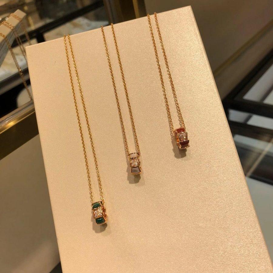 [Violet JW]SERPENTI PEDANT DIAMOND NECKLACE
