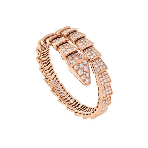 [Baslove]SERPENTI ARMBAND 8MM ROSGOLD DIAMANT