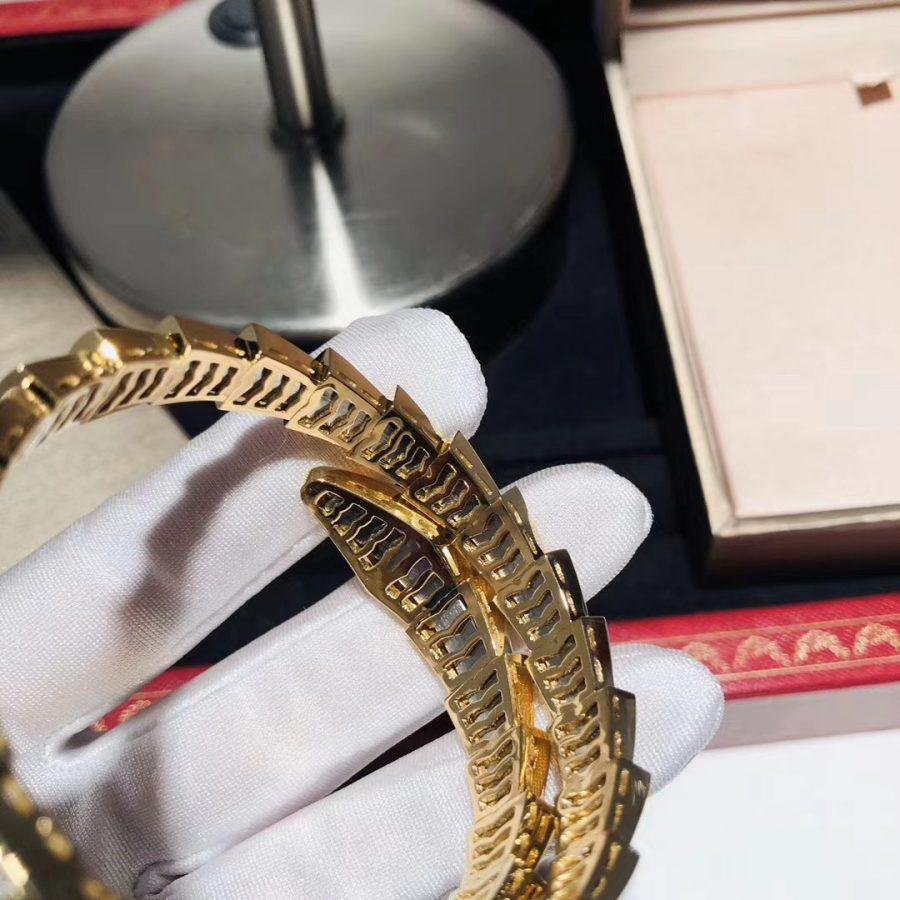[Baslove]SERPENTI ARMBAND 8MM GOLD DIAMANT