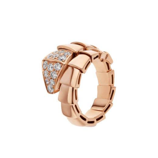 [Baslove]SERPENTI RING ROSGOLD DIAMANT