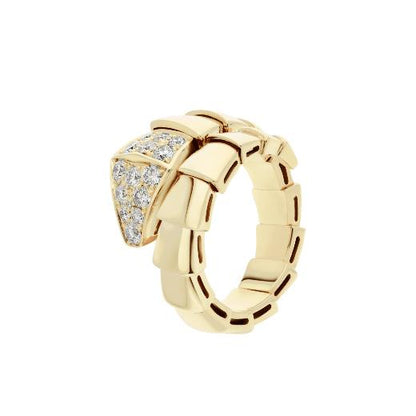 [Baslove]SERPENTI RING GOLD DIAMANT