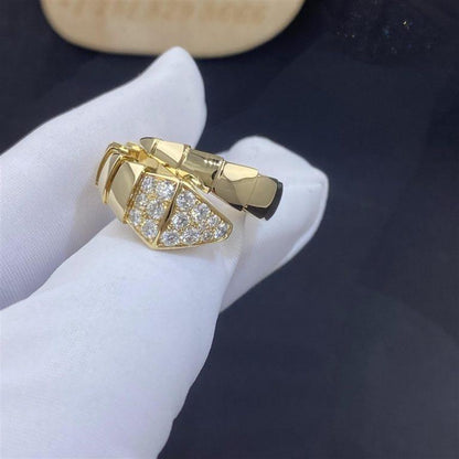 [Baslove]SERPENTI RING GOLD DIAMANT