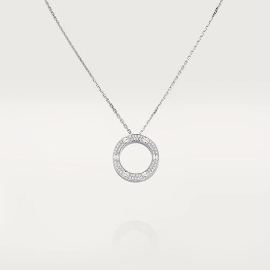 [Baslove] LIEBE HALSKETTE VERSTELLBAR SILBER