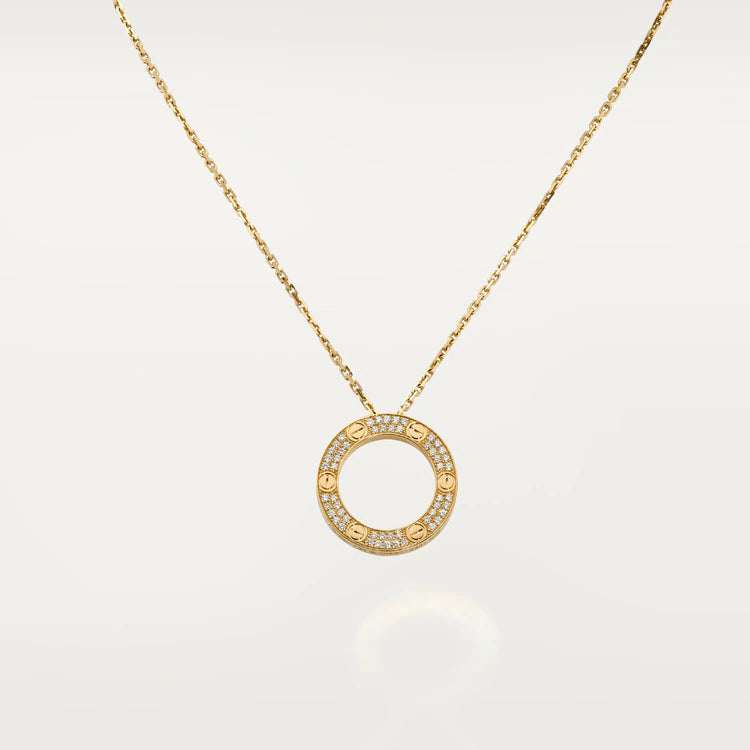 [Baslove] LIEBE HALSKETTE VERSTELLBAR ROSÉGOLD 
