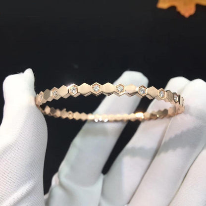 [Baslove] BEE LOVE ROSÉGOLD DIAMANTARMBAND 