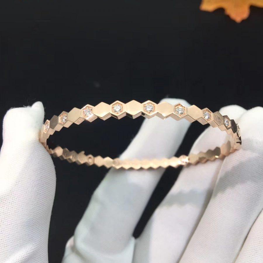[Baslove] BEE LOVE ROSÉGOLD DIAMANTARMBAND 
