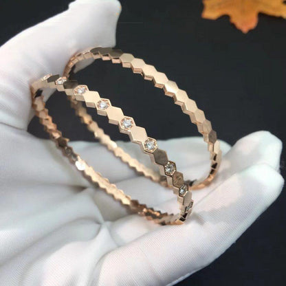 [Baslove] BEE LOVE ROSÉGOLD DIAMANTARMBAND 