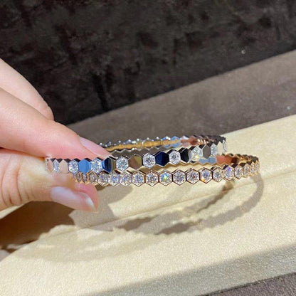[Baslove] BEE LOVE GOLD ARMBAND VOLLER DIAMANT 