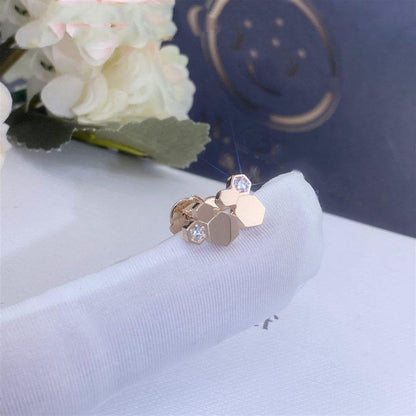 [Baslove] BEE LOVE ROSÉGOLD DIAMANT OHRRINGE