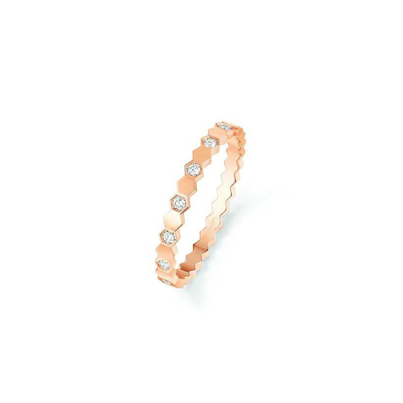 [Baslove] BIENENLIEBE RING ROSA GOLD DIAMANT