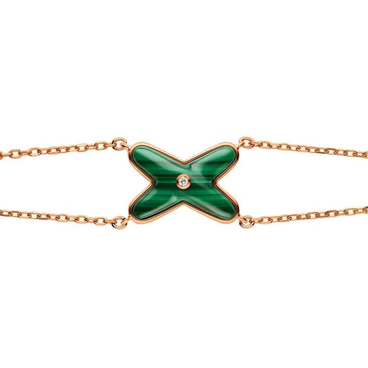 [Baslove]JEUX ARMBAND MALACHIT ROTGOLD 1 DIAMANT