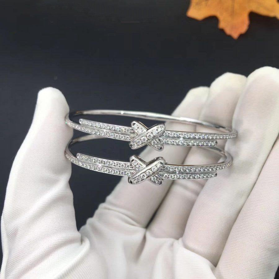 [Baslove]JEUX DE ARMBAND DIAMANTEN SILBER