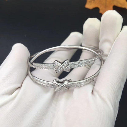 [Baslove]JEUX DE ARMBAND DIAMANTEN SILBER