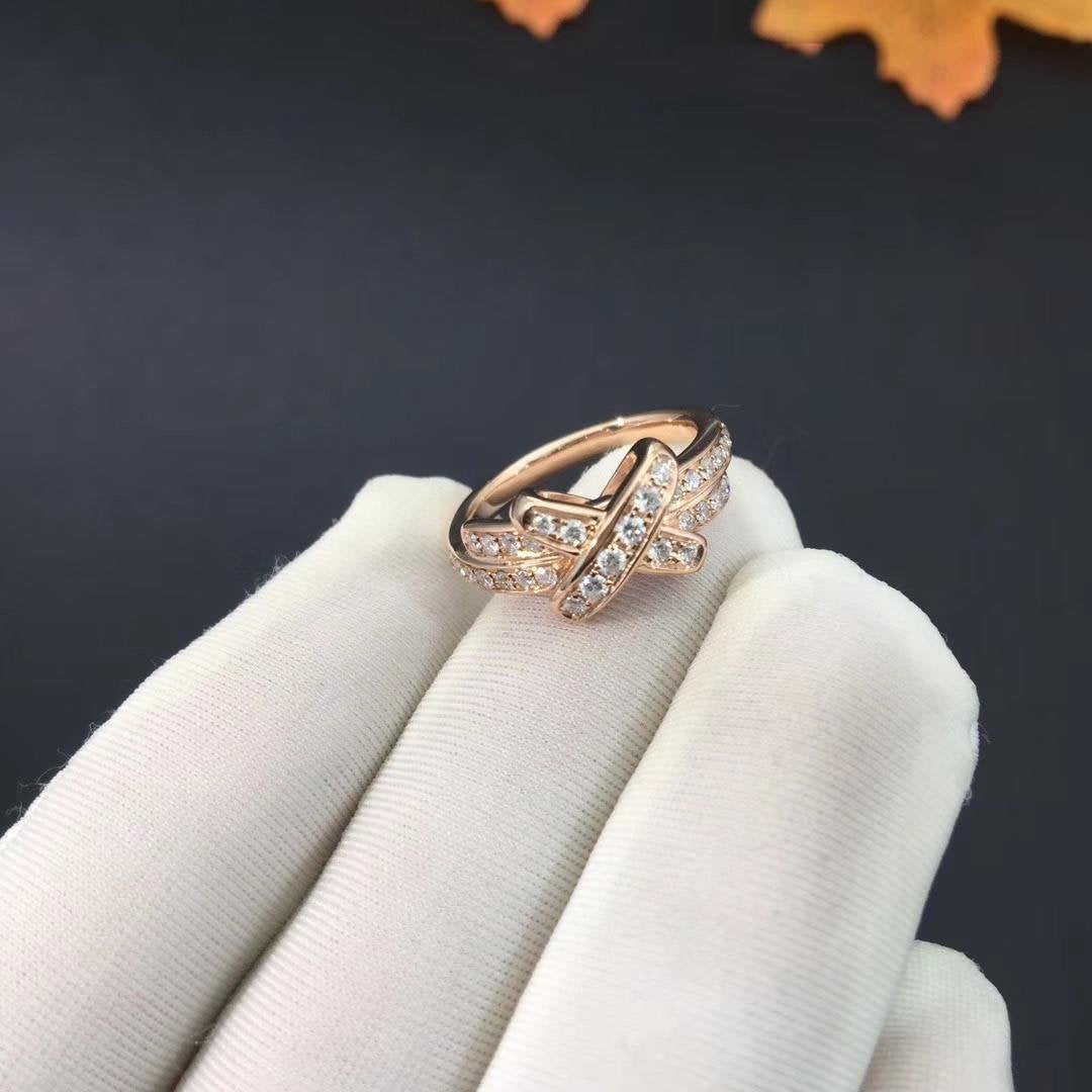 [Baslove]JEUX DE RING ROSA GOLD DIAMOND