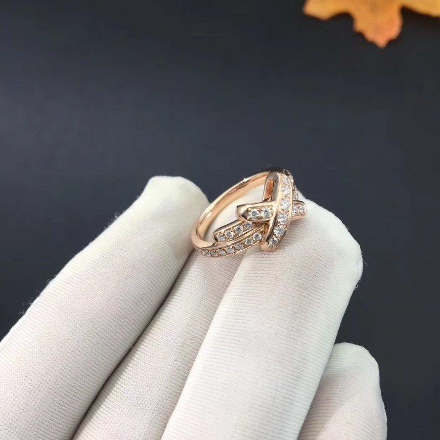 [Baslove]JEUX DE RING ROSA GOLD DIAMOND