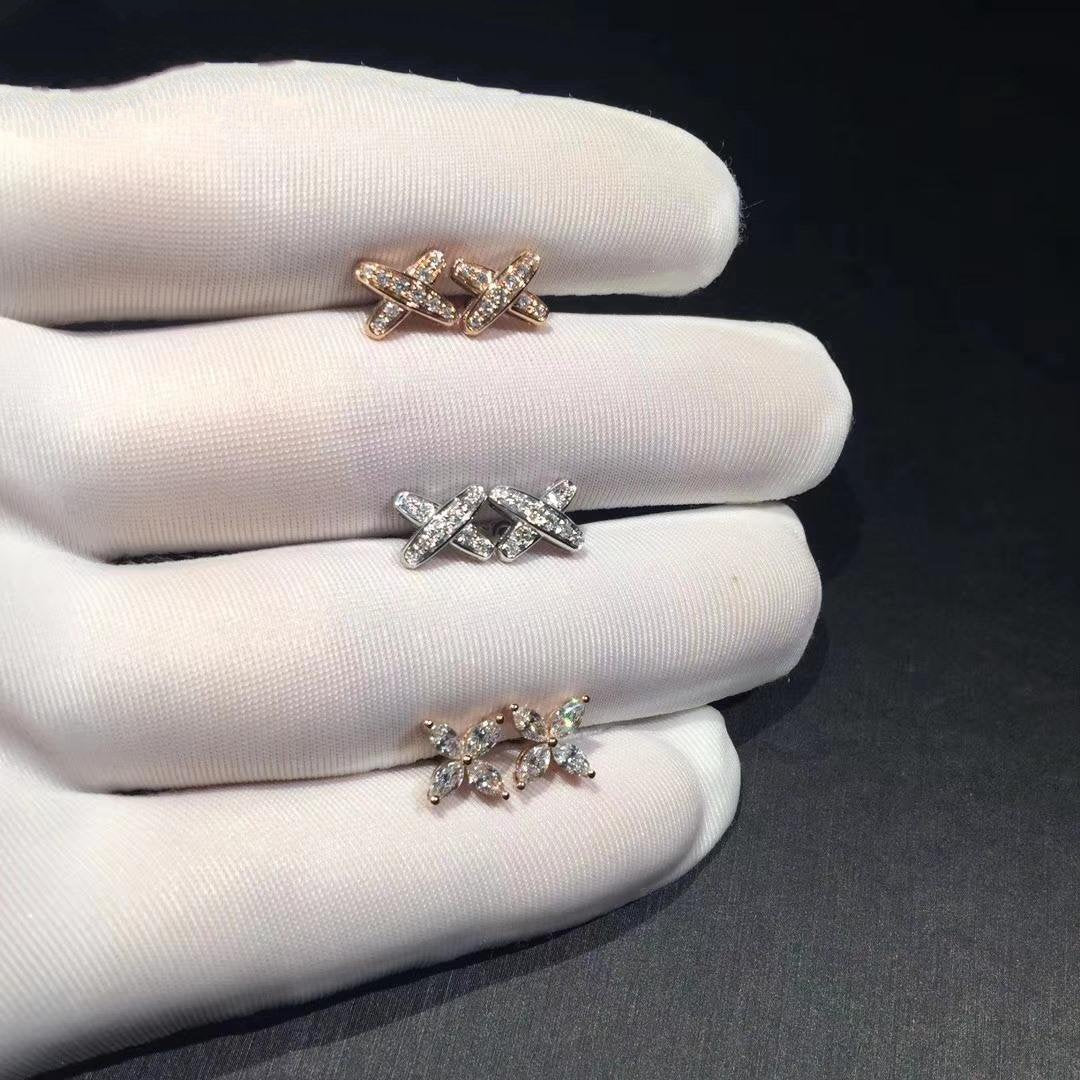 [Baslove]JEUX DE DIAMOND OHRRINGE