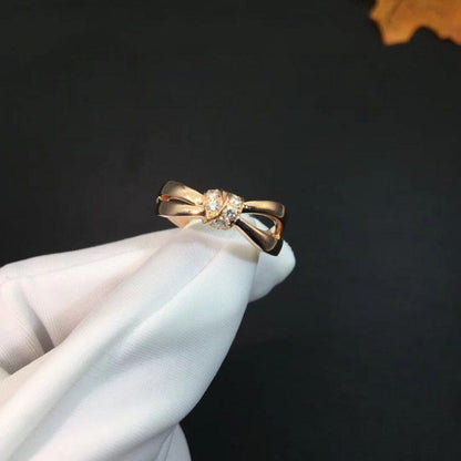 [Baslove]LIENS RING ROSGOLD DIAMANT