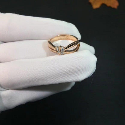 [Baslove]LIENS RING ROSGOLD DIAMANT