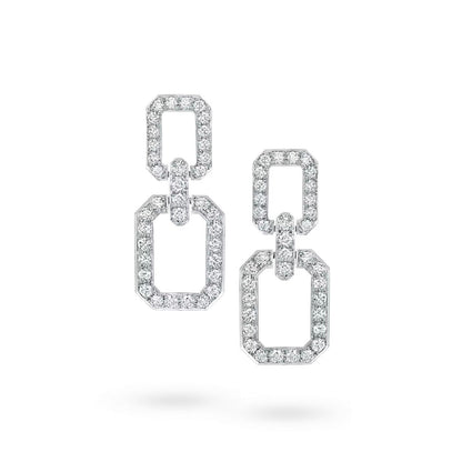 [Baslove]LINKS MITTLERE OHRRINGE DIAMANT