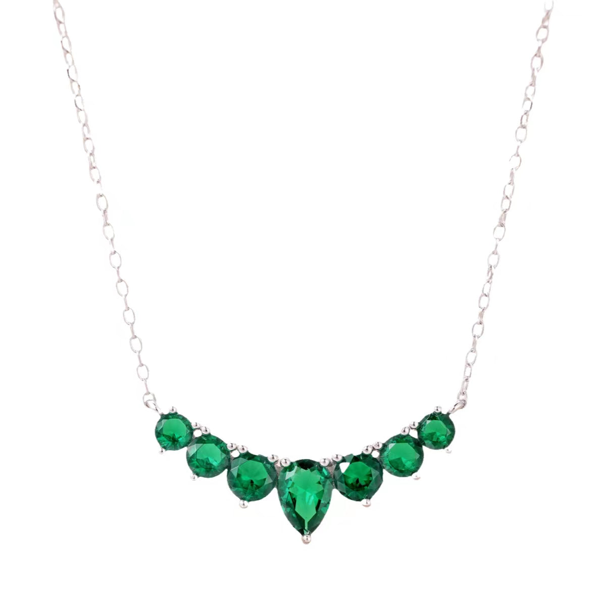 [Violet JW]Dainty Colorful Heart Necklace