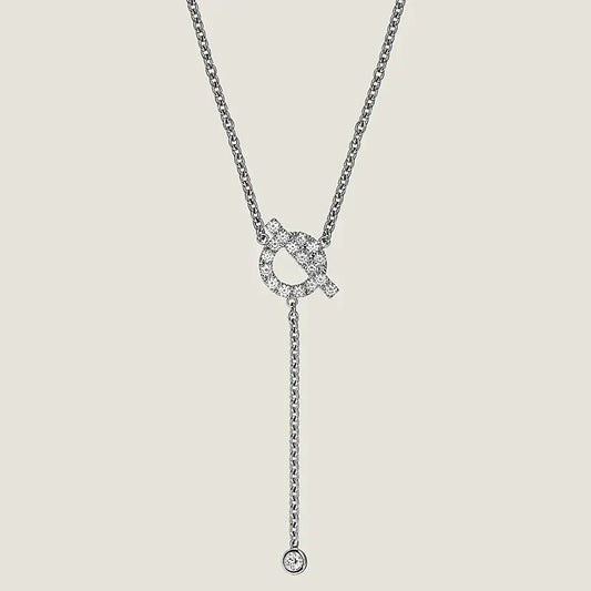 [Baslove]FINESSE SILBER DIAMANT HALSKETTE