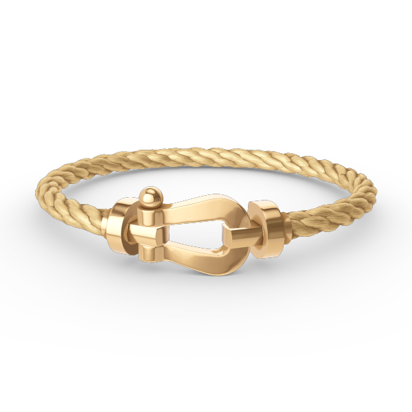 [Baslove]FORCE GROSSES HUFEISENARMBAND OHNE DIAMANT GOLD