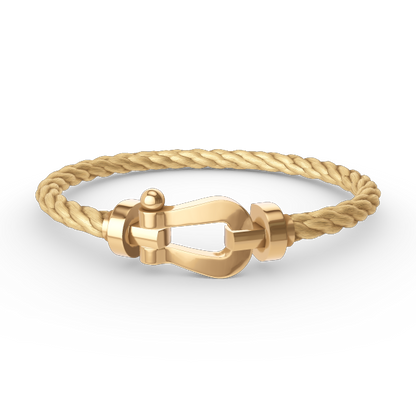 [Baslove]FORCE GROSSES HUFEISENARMBAND OHNE DIAMANT GOLD