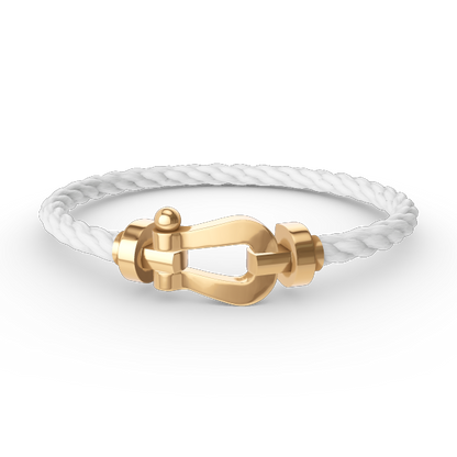 [Baslove]FORCE GROSSES HUFEISENARMBAND OHNE DIAMANT GOLD