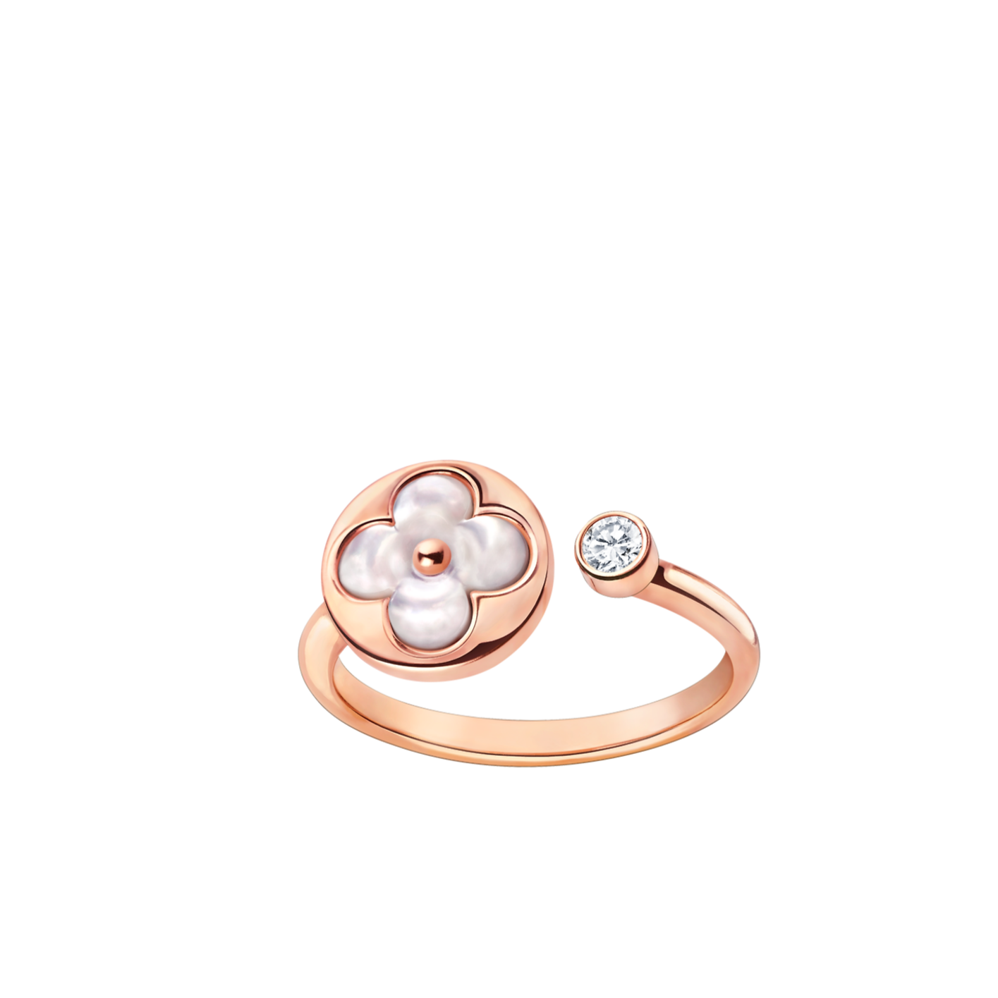 [Baslove]SUN 1 DIAMANT ROSA MOP RING