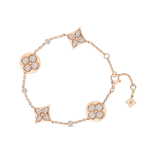 [Baslove]Stern und Sonne 4 Motive Gold Diamanten Armband