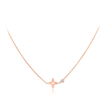 [Baslove]BLOSSOM ANHÄNGER ROSGOLD UND DIAMANT
