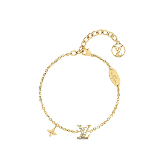 [Baslove] GOLDARMBAND MIT LV-LOGO UND STERNMOTIV