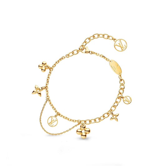 [Baslove]LV BLÜHENDES ROSAGOLD-MOP-ARMBAND